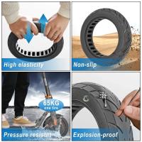 Pneumáticos Sólidos Para Scooter Eléctrico Ninebot Max G30 G30D G30LP Tamaño 10 Pulgadas Resistente Al Desgaste Y Rocios 60/70-6.5 - details 5