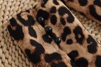 Pantalla De Mano Con Codos Para Mujer Estampado De Leopardo Estilo Retro Europeo Y Americano Con Borlas Decorativas 3D Versátil Para Mujer - details 20