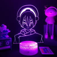 Lámpara LED 3D Anime Avatar La Última Airebender Figura De Noche Aang Zuko Iroh Toph Beifong Suki Decoración Para Habitación De Niños - details 8