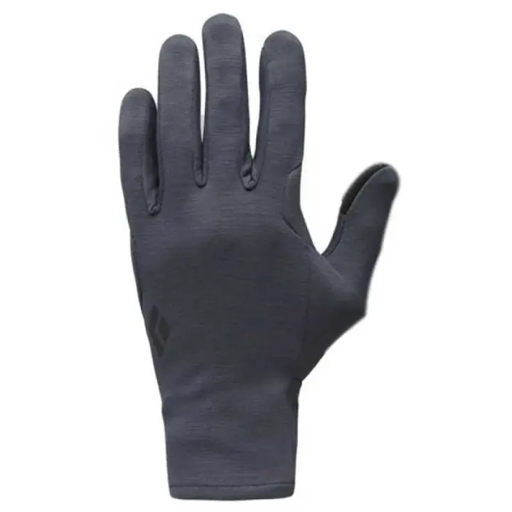 Black Diamond Guantes Midweight Wool Gris - 1