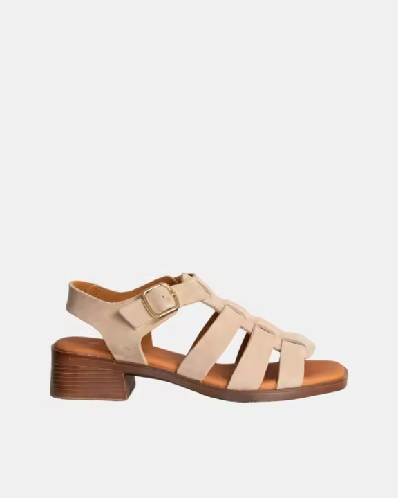 RKS 122461 Sandalias Abiertas Mujer Arena - 1