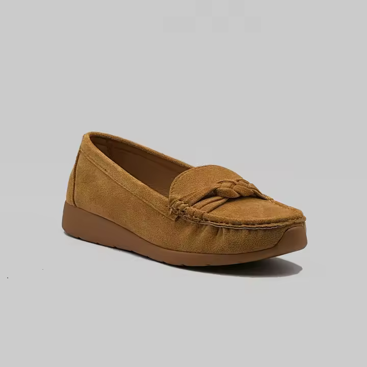 JZ Hermanos mocasines con cuña y adorno para mujer - 1