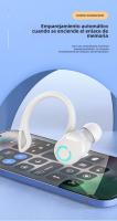 Auriculares Inalámbricos Bluetooth 5.2 Para Negocios Con Cancelación De Ruido Mini HIFI Bass Ear-Hook Con Micrófono Para Deportes Y Juegos - details 12