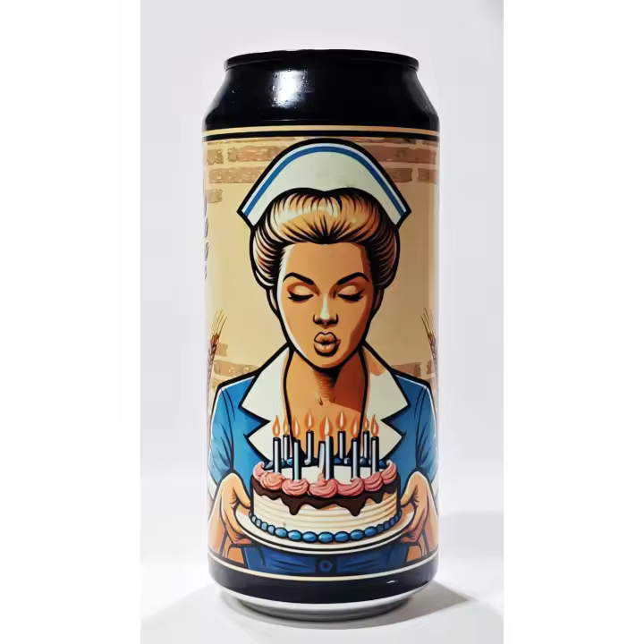 Cerveza Nurse NEIPA (10 Aniversario) Lata 44cl (CAJA DE 4 LATAS) - 1