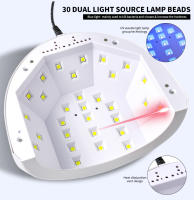 Secador De Uñas LED Profesional UV Con 30 Lámparas Para Pólipos De Gel Tiempo De Secado Ajustable Manicura Doméstica Equipamiento De Belleza - details 1