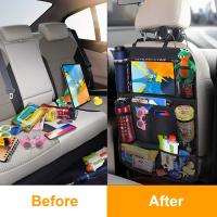 Organizador De Coche Con Pantalla Táctil Soporte Para Tableta Accesorios De Interior Para Automóvil Cubiertas De Bolsillos Y Protección De Asiento - details 6