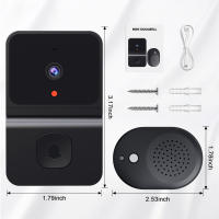 Interfono De Puerta Inalámbrico Con Cámara De Seguridad HD WiFi Visión Nocturna Voz Cambiable Para Monitoreo Doméstico - details 8