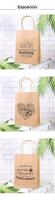 Pack de 12 a 42 unidades de bolsas de regalo, 16cm, bodas ideas, bolsas kraft con frases para regalar, detalles boda invitados, regalos bautizo para invitados, boda accesorios fiesta, regalos originales, Regalantes.com - details 3