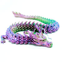 Dragón Chino 3D Imprimido Con Articulaciones Completo Figura De Decoración Para El Hogar Juguete Creativo Coleccionable - details 3