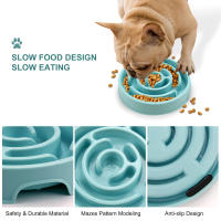Tazón Lento Alimentador Para Perros Anti-Slip Divertido No Permites Tragos Rapidos Alimentación Ecológico Para Perros Grandes Medianos Y Pequeños Puppies - details 2