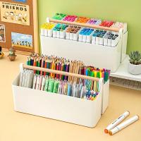Caja De Almacenamiento Portátil Grande De Plástico Con Divisores Ajustables Y Manijas Para Suministros De Arte Manualidades Y Artículos De La Familia - details 0