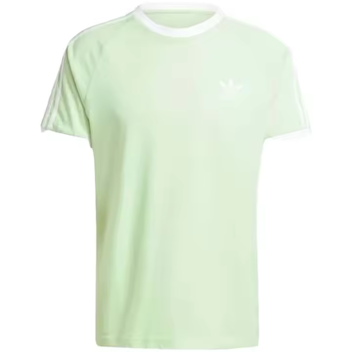 Camiseta de Manga Corta Adidas 3-Stripes para hombre en color verde - 1
