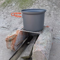 Malla De Asado En Acero Inoxidable Para Camping Grillete Cuadrado Redondo Herramienta De Barbecue Resistentes Al Calor Fáciles De Limpia Para Actividades Al Aire Libre Viajes Picnics BBQ - details 2
