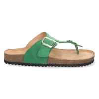 PuntoSalao Sandalia esclava plana mujer color verde - details 1