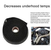 Cinta Térmica De Fibra De Vidrio Para Moto 5M Roll Protección Contra Calor Para Escape Tubo De Cabeza Con Cordones De Acero Inoxidable - details 5