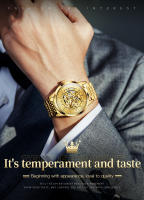 Reloj De Pulsera Mecánico Para Hombre OLEVS Lujo Oro Esqueleto Automático Resistente Al Agua Acero Inoxidable Luminoso Negocios - details 2