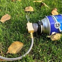 Adaptador De Tanque De Gas Z10 Para Estufa De Camping Al Aire Libre Con 10 Quemadores Head Uso Manual Material Metálico - details 6