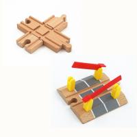 Accesorios De Pista De Tren De Madera Compatible Con Todas Las Marcas De Trenes Pista De Ferrocarril De Madera Para Juegos Educativos Para Niños Aged 4-6 - details 16