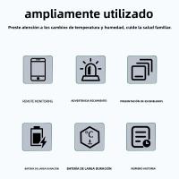Sensor De Temperatura Y Humedad Inteligente WiFi Con Pantalla LCD Para Interior Detector De Temperatura Y Humedad Compatible Con Alexa Google - details 1