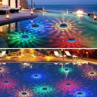 Luz solar: Luz Floating para Pool, Luz solar para Pool with Change de Colores RGB, Bola De Luz impermeable para Pool, Luces LED para pool at Aire Libre para niños, bañera, spa, piscina, Jardín, lámpara de pared para Fiesta al Aire Libre - details 1