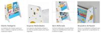 SONGMICS LibrerÍa Infantil, EstanterÍa Infantil para Libros, para HabitaciÓn, Sala de Juegos, GuarderÍa, Escuela, 62,5 x 28 x 60 cm, Ahorro de Espacio, Blanco - details 6