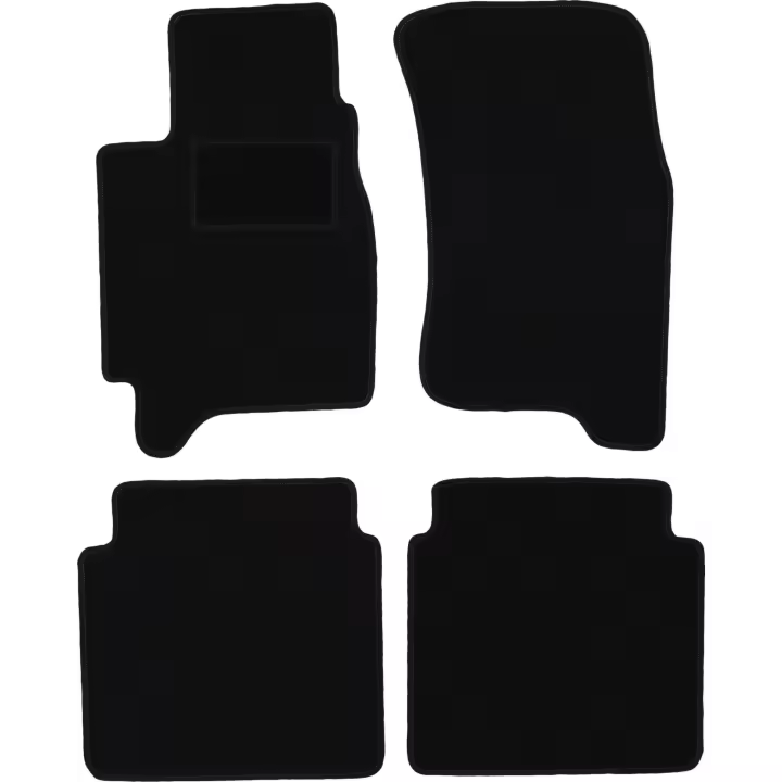 Juego completo de alfombrillas de terciopelo para: Subaru Outback II station wagon, sedan (1999-2004) - 1