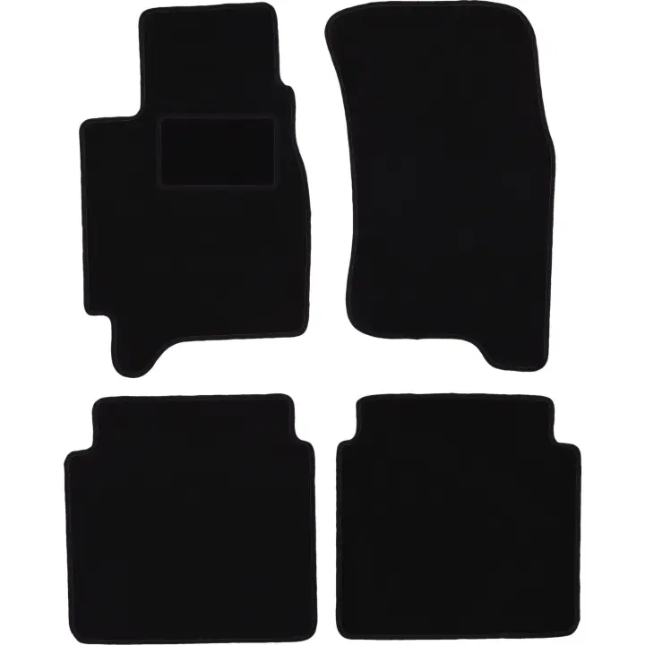 Juego completo de alfombrillas de terciopelo para: Subaru Outback II station wagon, sedan (1999-2004) - 1
