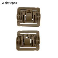 Chaleco Táctico 2pcs Con Hebilla De Liberación Rápida Y MOLLE Strip modulo Hebilla Para Hombres Material Polietileno Sulfón - details 3