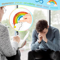 48PCS Pegatinas Sensoriales Para Calmar La Ansiedad Con Textura Rugosa Antiestrés Y Táctil Estimulantes De Toque Para Adultos Y Niños - details 3