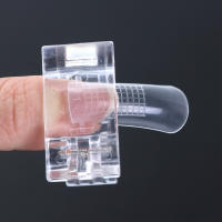 5/10pcs Herramienta De Manicura Crystal Nail Art Extension Clip Gel De Construcción Rápida Falsas Uñas Acrílicas UV Cubiertas Completas Forma De Extensión Para Uñas - details 2
