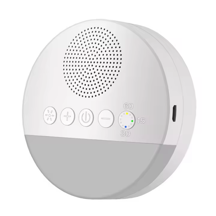 Máquina De Ruido Blanco Para Bebés Recargable Por USB Con Despachador De Timer Luz Nocturna Juguete De Sonido Para Dormir - 1