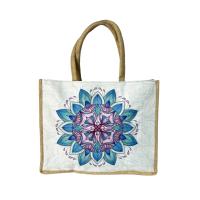 MEJORADA Bolso de Tote para Mujer con Patróns de Mandalas, Cremallera, Poliéster - details 3
