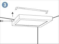 LED ATOMANT Plafón LED Cuadrado de Superficie 30x30cm 24W, CCT (Selector de Color Blanco Cálido, Neutro y Frío), 2200 Lúmenes, Driver Incluido, Instalación Rápida y Limpia, Ideal para Cocinas, Pasillos u Oficinas - details 4