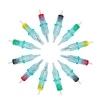 10PCS Agujas De Tatuaje Desinfectadas Y Desechables RL RS RM M1 Para Maquillaje De Labios Y Cejas Permanente Cartridge De Liner Redondo - details 3