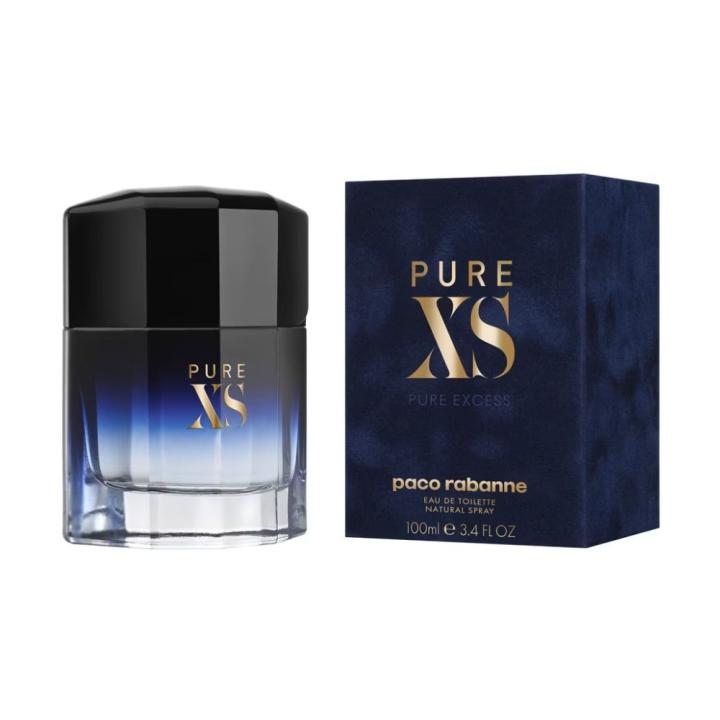 Paco Rabanne - Pure XS Eau de Toilette 100 Ml. | Colonia para hombre. Frescura Helada, Jengibre, Vainilla Ardiente… — oferta en Miravia