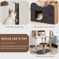 Tablero De Afilado Para Gatos Plegable Y Colgante Resistente Al Desgaste Y Al Ruido Protección Del Sofá Autoadhesivo Para Gatos Tamaño Único - details 6