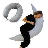 Cojín Lactancia para Dormir Bebé - Almohada Embarazada 180CM - Funda Intercambiable 100% Algodón - SEB MARKET - details 6