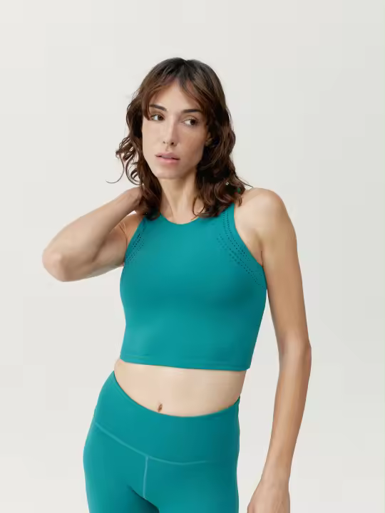 Born Living Yoga Top Zenda Biscay Green - 1