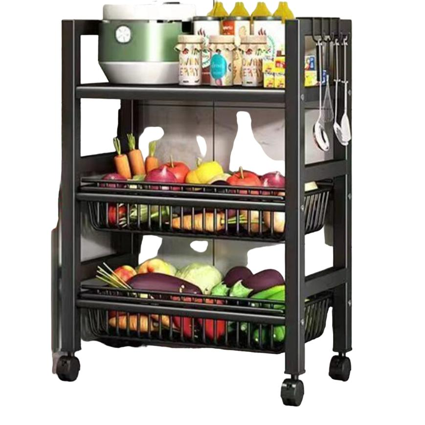 Estantes  para cocina microondas con ruedas,carritos organizador de salón de baño,mueble de cociona estantería de almacenamiento de metal libro juguete, estantería para con ruedas ,ESTANTERIA MICROONDA DE METAL