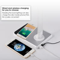Lámpara De Escritorio LED LAOPAO Con 72 Lámparas Bajo La Cubierta 3 Colores Carga Inalámbrica Toque Protección Ocular Con Timer - details 8