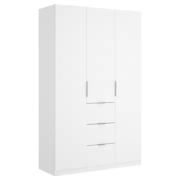 Armario 3 Puertas + 3 Cajones Essen B. Brillo - Armario Moderno 204x135x52 cm Armario para dormitorio - Fabricado en España - Melamina Alta calidad - Somnia Descanso - 1
