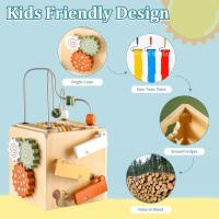 Cubo de Actividades Montessori para Niños | Juegos de Madera y Ábaco - details 3