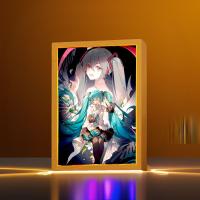 Figura De Anime Hatsune Miku Con Luz LED Para Fotografía Kawaii Figura De Acción PVC Juguete Coleccionable Regalo Para Niñas - details 4