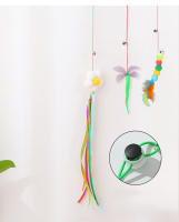 Juguete Interactivo De Gato Y Ratón Simulación Divertida Para Gatos Y Gatitos Telescopio Puerta Colgante Material De Tela - details 2
