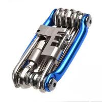 Herramienta Multifuncional De Bicicleta 11 En 1 Con Cortador De Cadena Llave Y Destornillador Para Bicicletas De Carretera Y Montaña CR-V Acero Color Rojo Azul Oro Negro - details 4