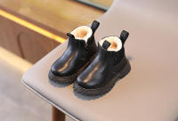 Botas De Invierno Para Niños Y Niñas Con Cierre De Cremallera Y Material Impermeable Acolchado Con Veludo Y Algodón Botines Cálidos Para Bebés Talla True Fit - details 2
