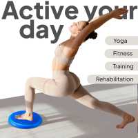 Ociodual Cojín Hinchable Azul Disco con Bomba Goma PVC para Fitness Yoga Pilates Coordinación Rehabilitación Equilibrio - details 2