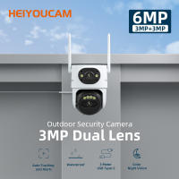 Cámara De Seguridad Exterior HEIYOUCAM WiFi Con Lente Dual 4X Zoom Digital AI Detección Humana 2K 3MP PTZ IP Cámara De Vigilancia - details 0