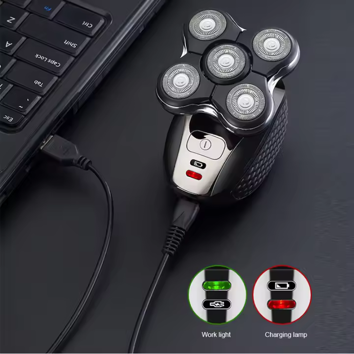 Afeitadora eléctrica 5 en 1 LK-5300, afeitadora multifunción para cabeza calva, precio - 1