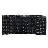 Pegatinas De Teclado Negras Para Lenguaje Ruso Protección Contra Polvo Para PC Y Laptop Accesorios DIY De Alfa Numérica - details 7